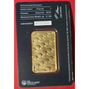 New 1 Oz 31 Grams Gold Bar 999.9 24K Fine Gold Bars New for You