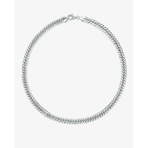 Oversized Curb Chain Statement Necklace.