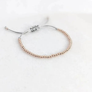 Personalized 50th Birthday Friendship Bracelet for Women – Unique Bead Gift.