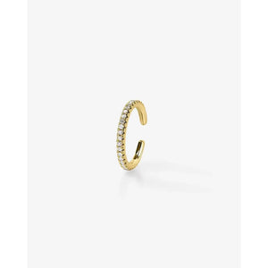 Radiant Diamond Ear Cuff: Elevate Your Elegance.