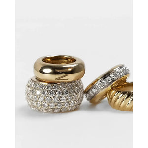Radiant Gold Eternity Bead Necklace.
