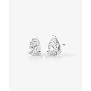 Radiant Pear Lab Diamond Studs.