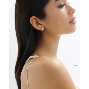 Radiant Pear Lab Diamond Studs.
