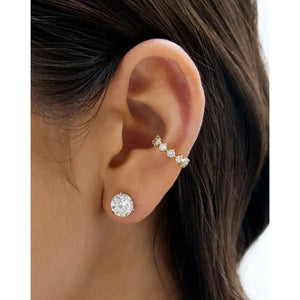 Radiant Starlight Lab Diamond Ear Cuff.