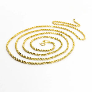 Solid 18K Gold Necklace - Handcrafted Italian Jewelry - 750 Yellow Gold Chain - Textured Luxury Statement Pendant - Timeless Investment