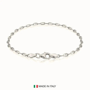 Sterling Silver Mariner Link Bracelet
