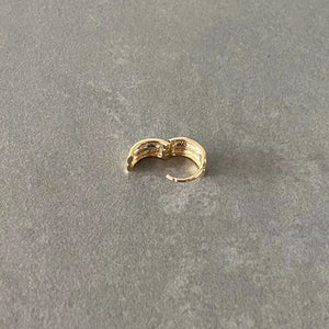 Stunning 14K Solid Gold Chunky Huggie Earrings - Fashionable 11mm Hinged Gold Hoops.