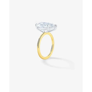 Stunning 3.01 Carat Natural Pear Diamond in Whisper Thin® Setting.