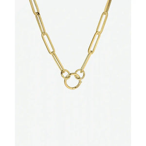 Stunning Long Clique Chain Necklace for Effortless Elegance.