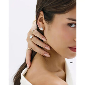 Stunning Round Diamond Stud Earrings for Timeless Elegance.