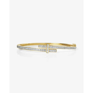 Stunning Round Diamond Wrap Bangle for Timeless Elegance.