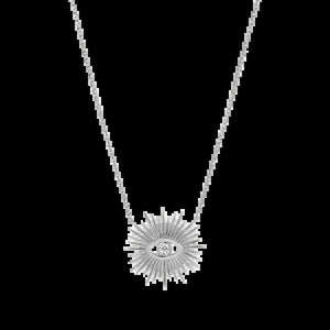 Sunburst Evil Eye Necklace