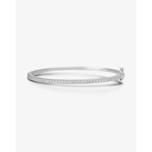 Timeless Elegance: Classic Diamond Bangle.