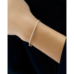 Timeless Elegance: Classic Diamond Bangle.