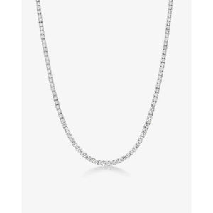 Timeless Elegance: Classic Diamond Tennis Necklace.