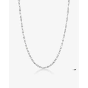 Timeless Elegance: Classic Diamond Tennis Necklace.
