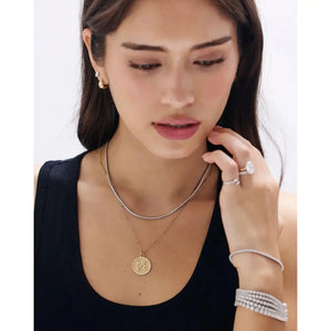 Timeless Elegance: Classic Diamond Tennis Necklace.
