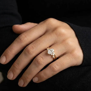 Travel Ring Oval Cut IGI Certified Lab Grown Diamond Engagement Ring, 3.00 CT Solitaire Diamond Ring, 14K Solid Gold, Anniversary Ring Gift
