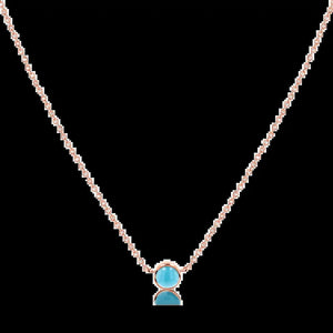 Turquoise Solitaire Necklace