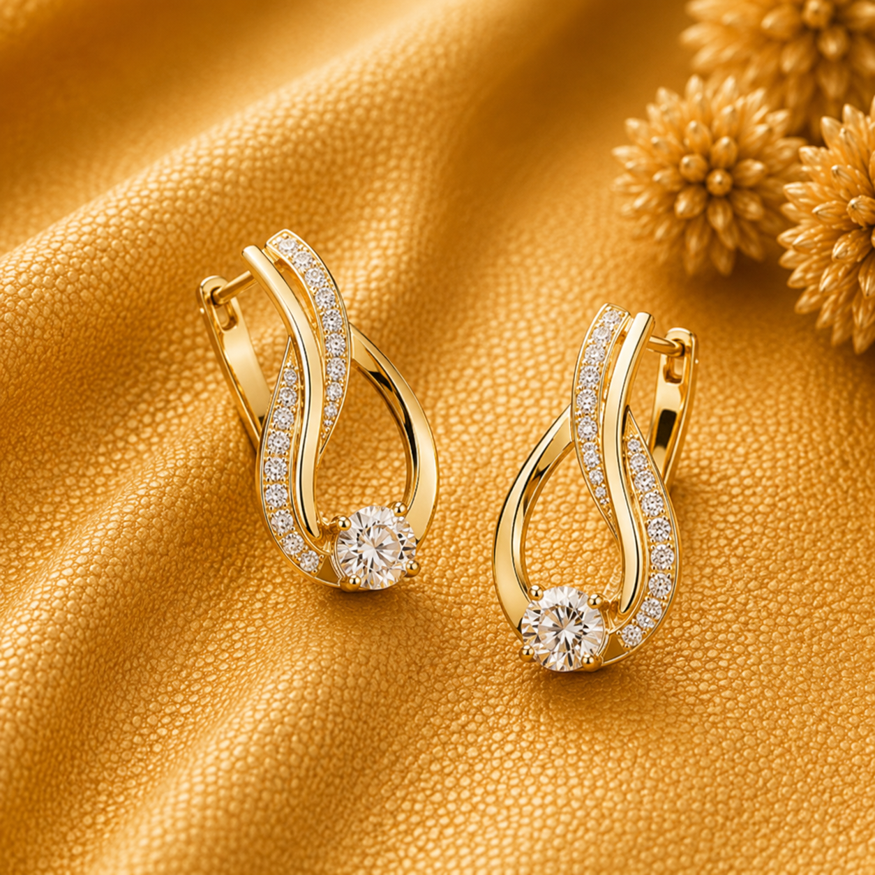 Earrings.
