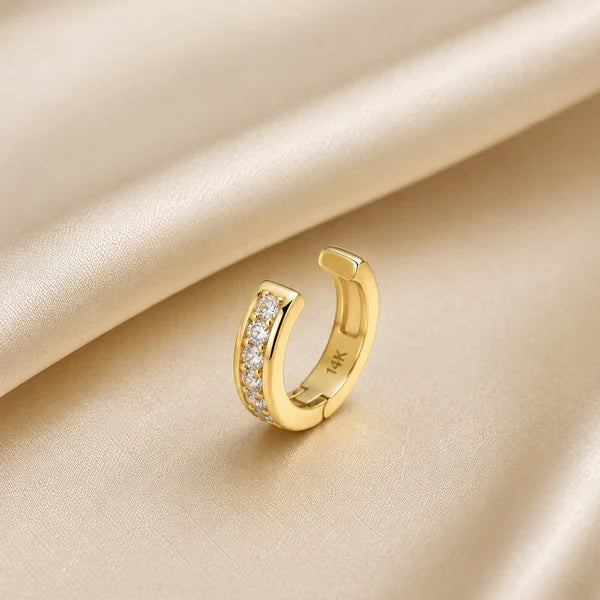 14k Huggies & Ear-Cuffs.