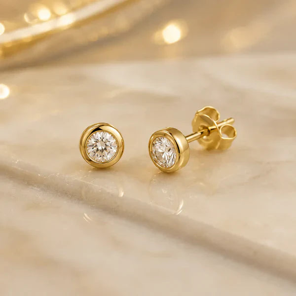 14K Gold Studs.