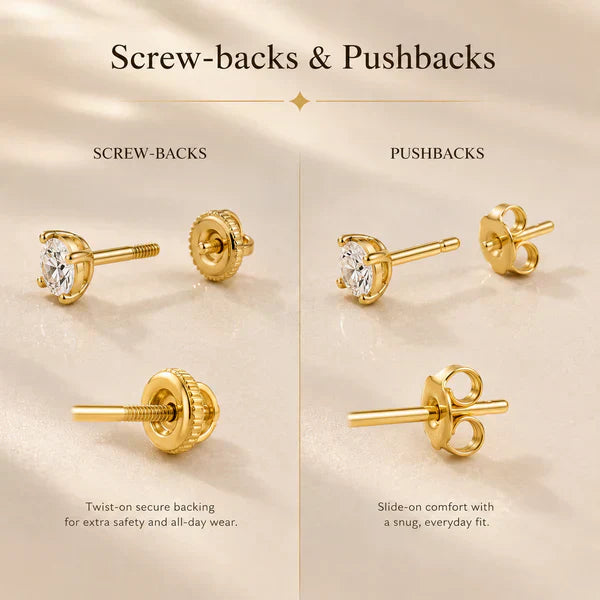Screw-backs &amp; Pushbacks | Niknenz Collections.
