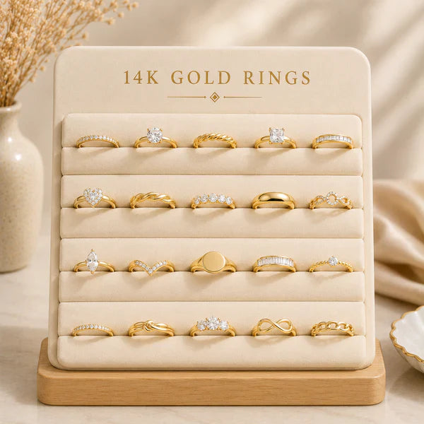 14K Gold Rings.