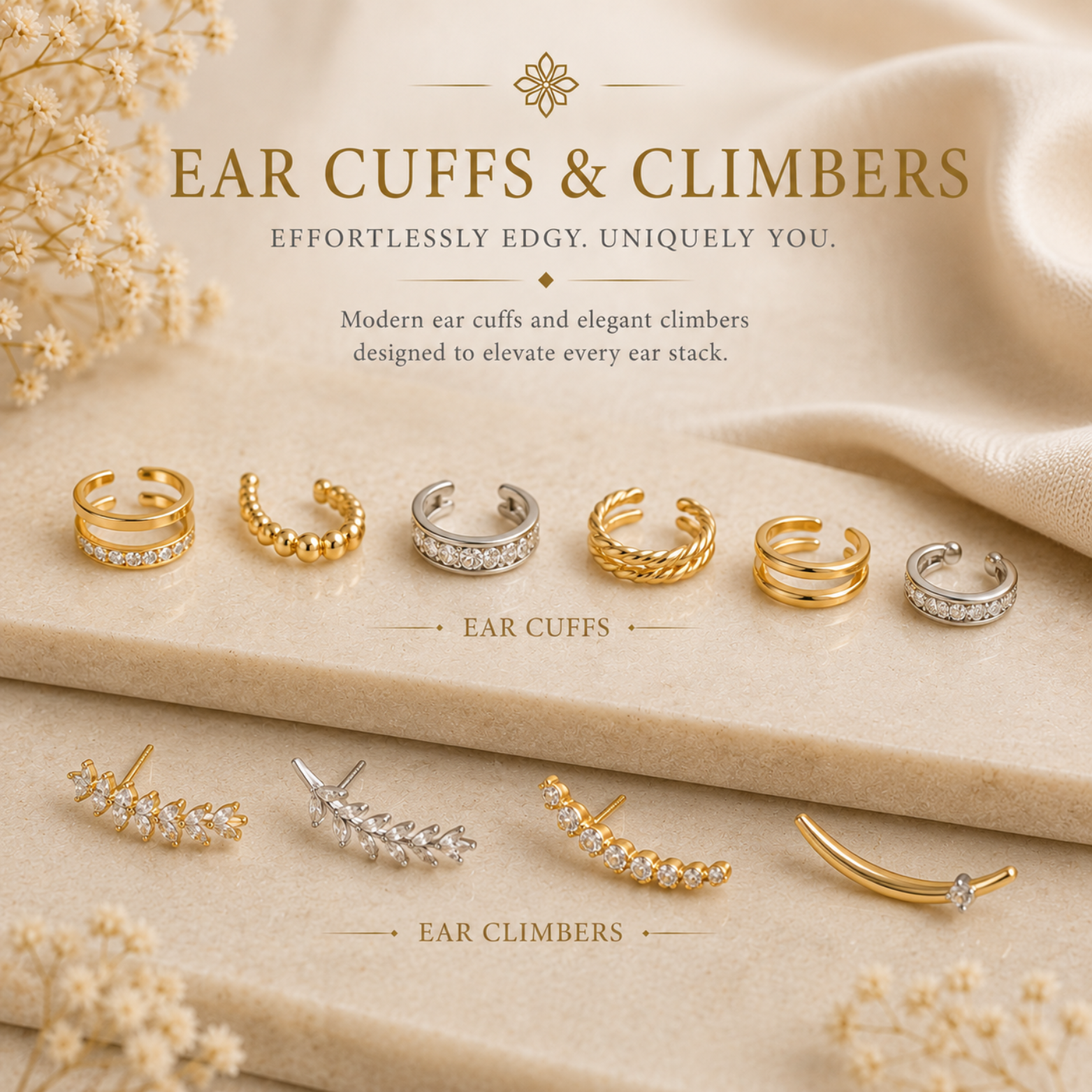 Ear Cuffs & Climbers