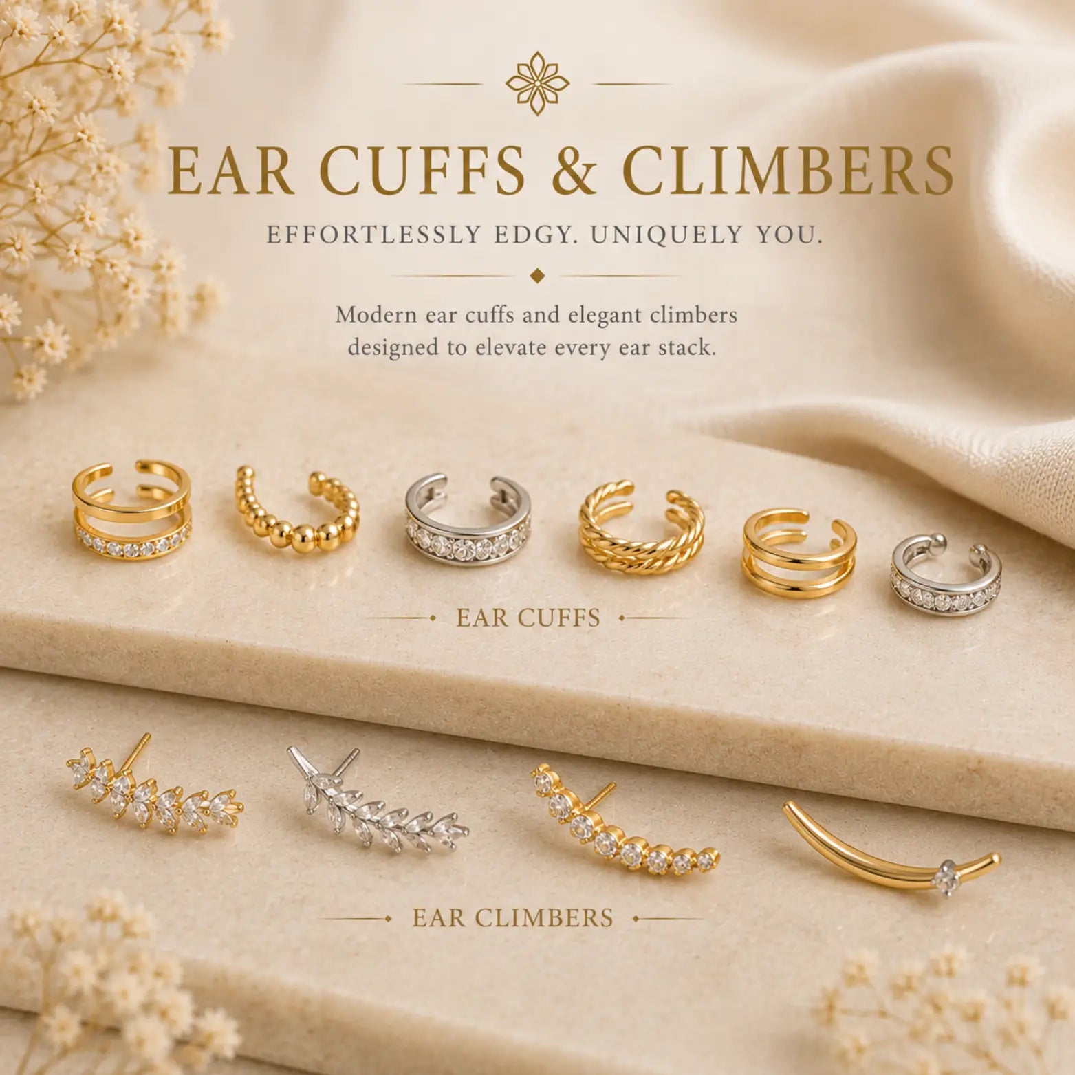 Ear Cuffs & Climbers