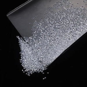 0.80Mm to 4Mm Full White D Color Small round Brilliant Diamond Cut Loose Moissanite for Ring, Earring, Jewellery Making (Wholesale Price)