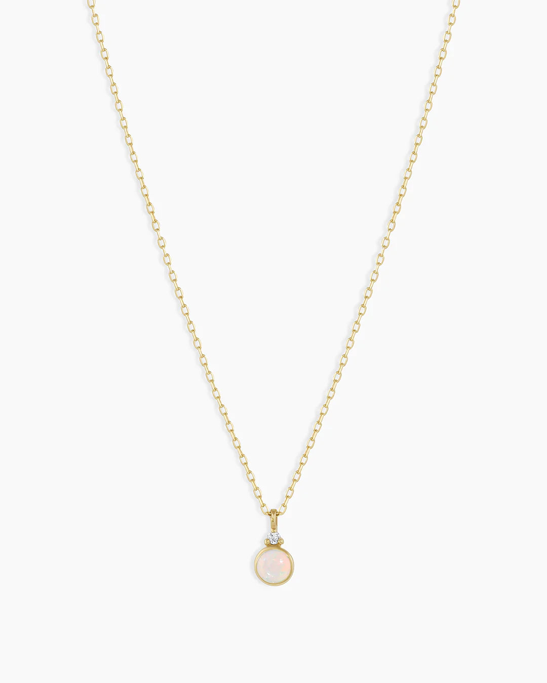 14K Gold Birthstone Necklace