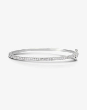 Timeless Elegance: Classic Diamond Bangle.
