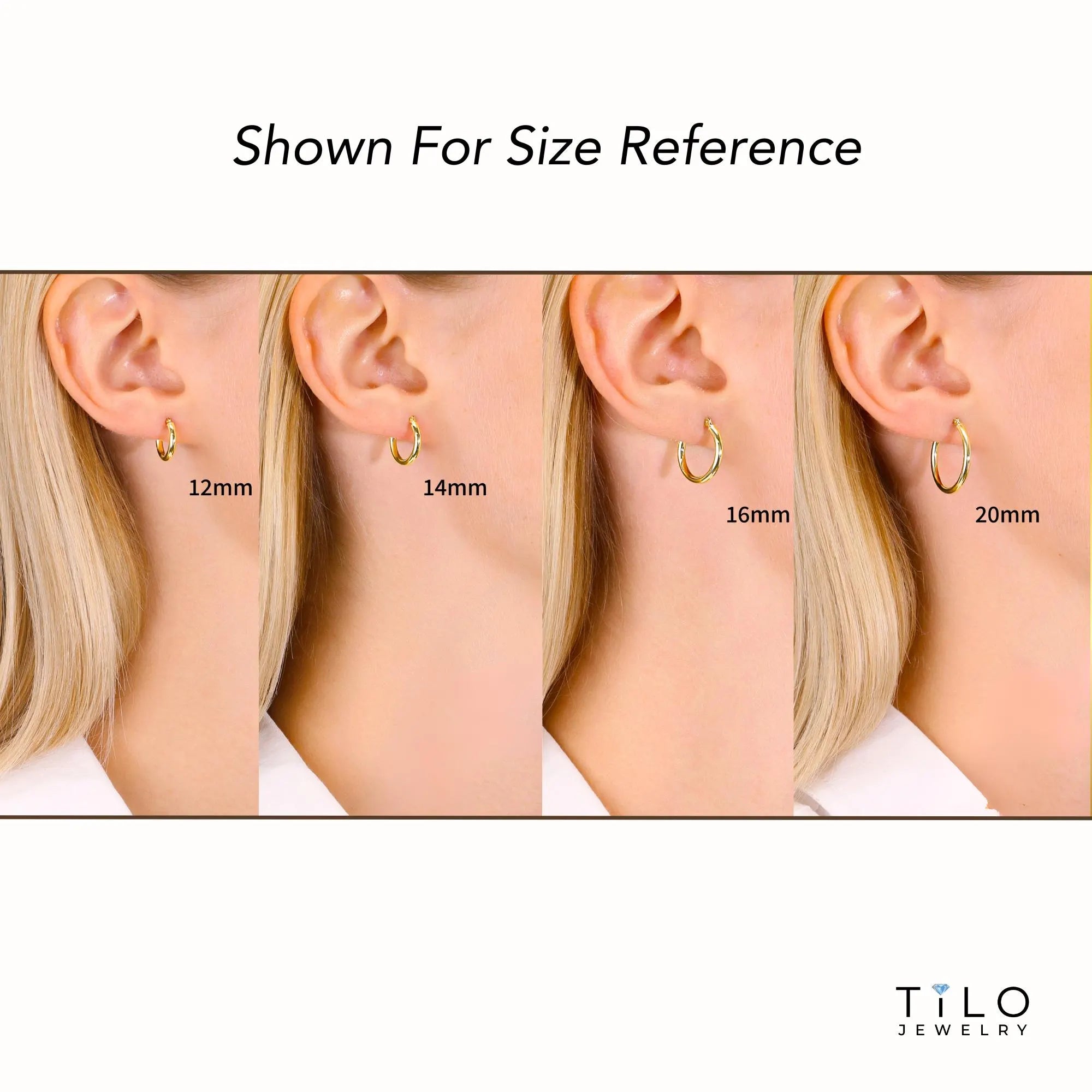 14K Gold Hoop Earrings, Diamond-Cut Fancy Hoop Earrings, Handmade & Designed by TILO Jewelry, Made in New York City