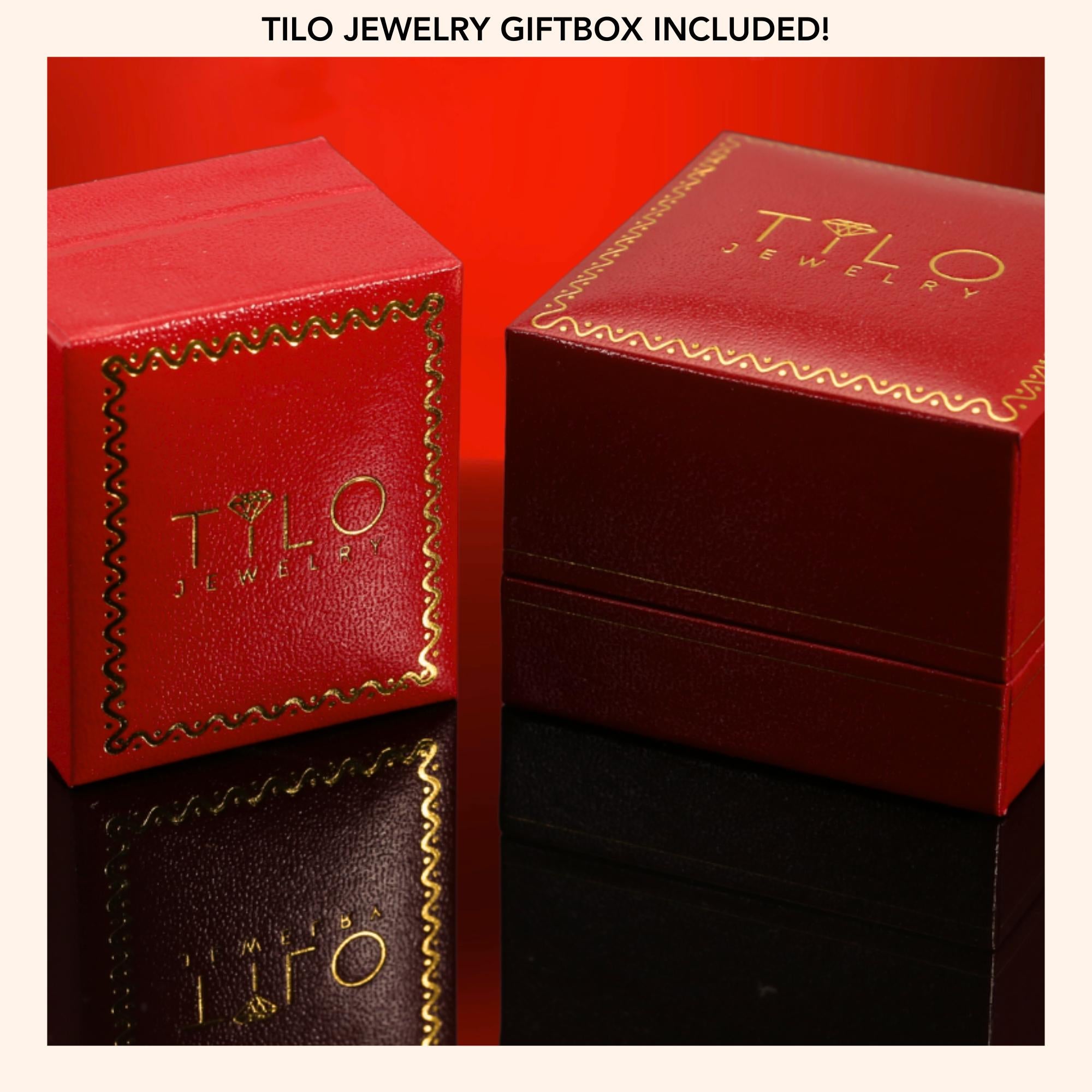 14K Yellow Gold Heart Halo CZ Stud Earrings, with Secure Butterfly Push-Backs, Solid 14K Gold Dainty Heart Studs, by TILO Jewelry