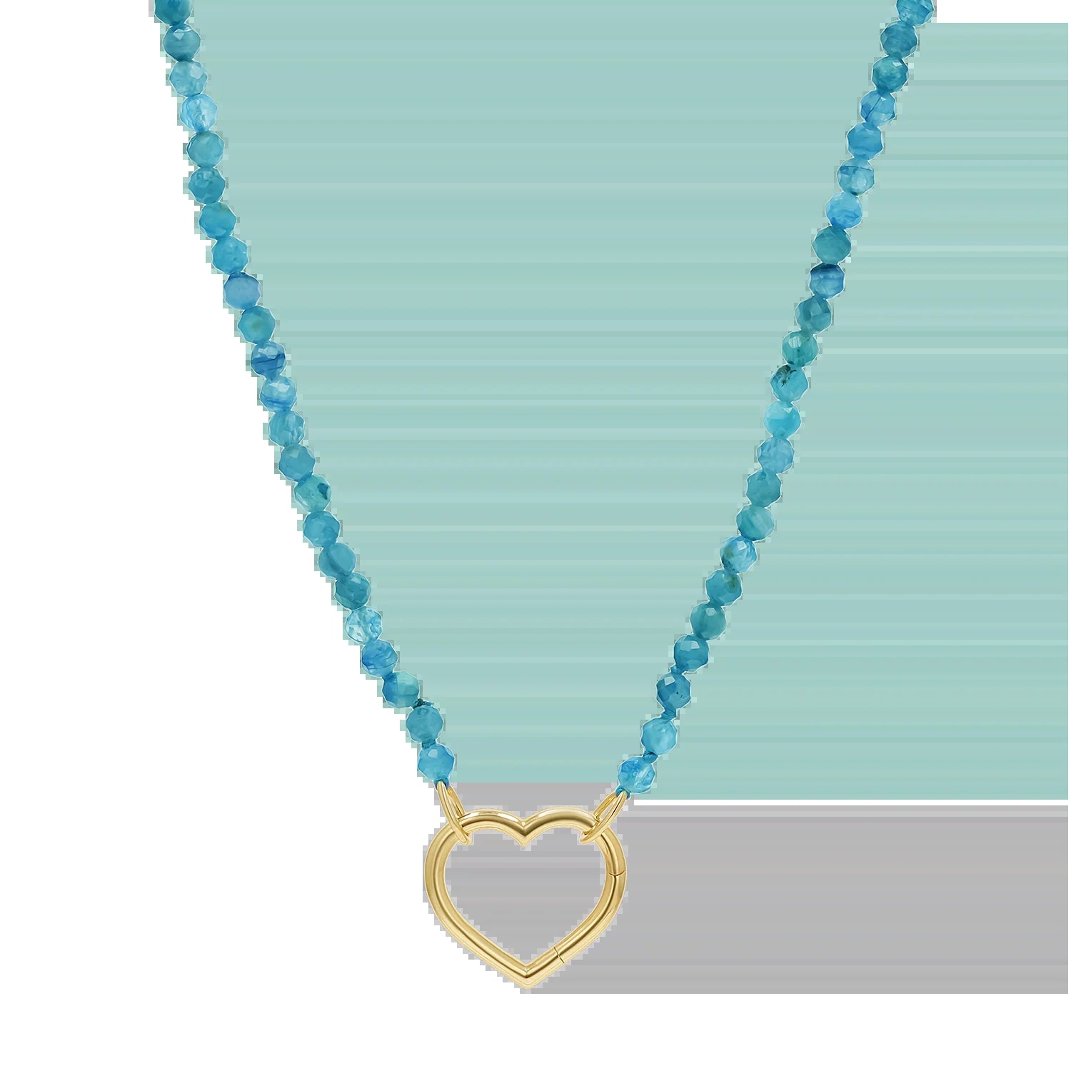 Blue Apatite Connector Necklace