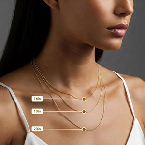 Elegant 14K Solid Yellow Gold Diamond-Cut Dainty Cable Chain Necklace - Handmade in Italy, 0.9mm-1.5mm.