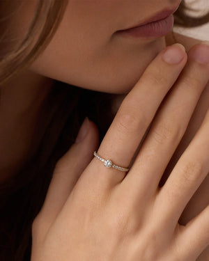14K Lab Grown Diamond Circle Eternity Ring
