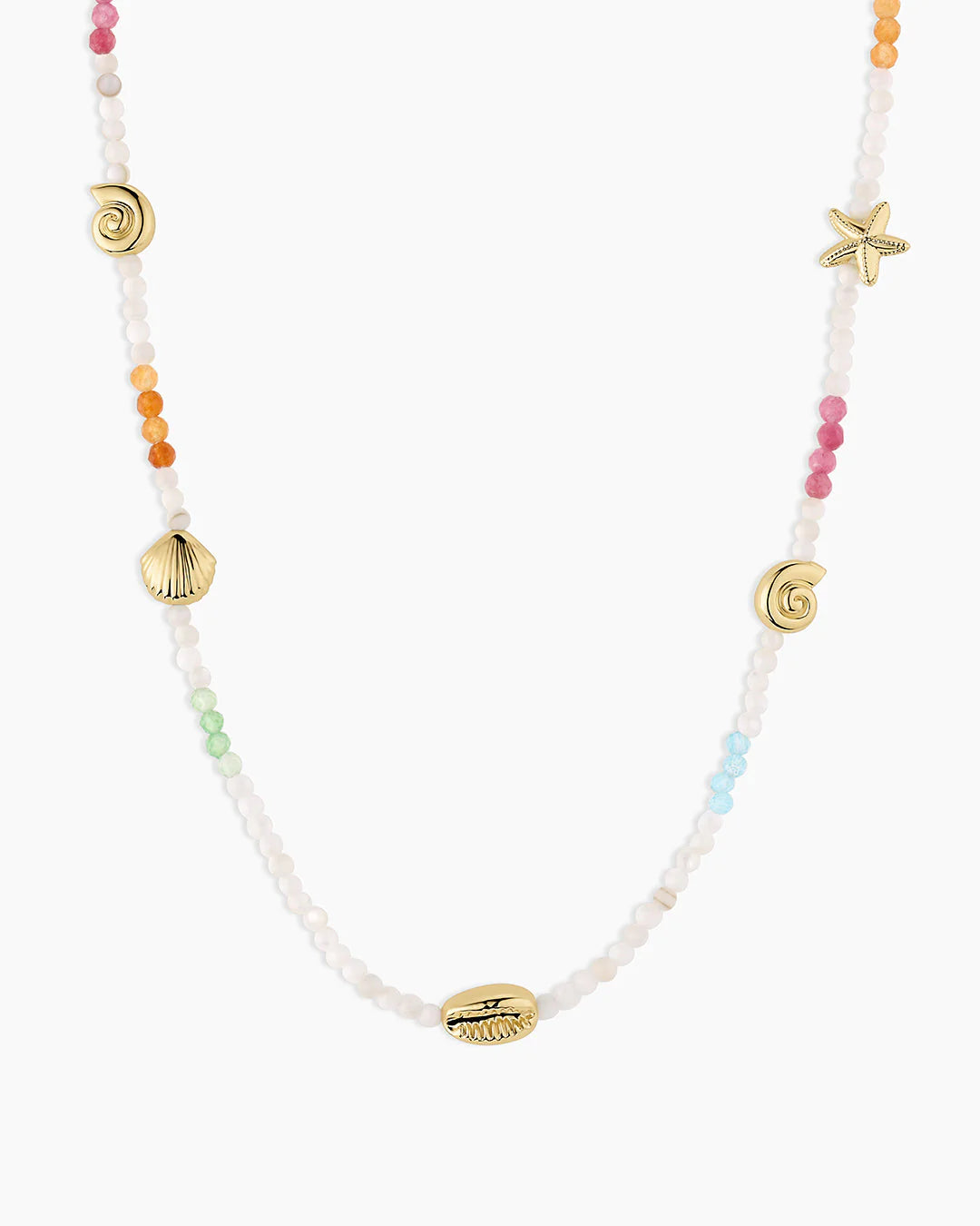 Reef Beach Mini Charm Necklace NikNenz™ Premium Gold & Diamonds