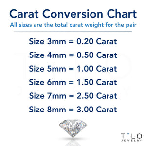 14K Solid Yellow Gold Basket Set round CZ Stud Earrings, Push Back Simulated Diamond Studs, Sleeper Cz Studs, Unisex, by TILO Jewelry