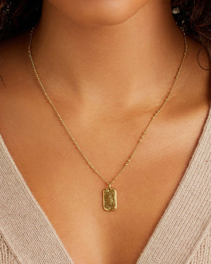 Griffin Dog Tag Necklace NikNenz™ Premium Gold & Diamonds