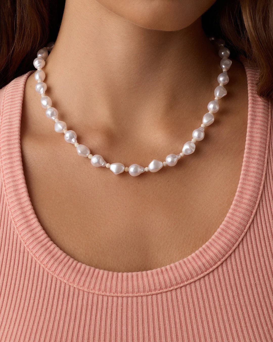 Pearl Cove Necklace NikNenz™ Premium Gold & Diamonds