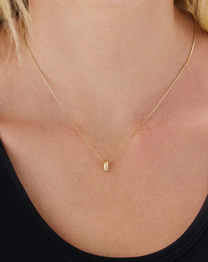 Radiant Gold Eternity Bead Necklace.