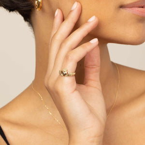 Timeless Claddagh Ring - Symbol of Love, Loyalty, and Friendship.