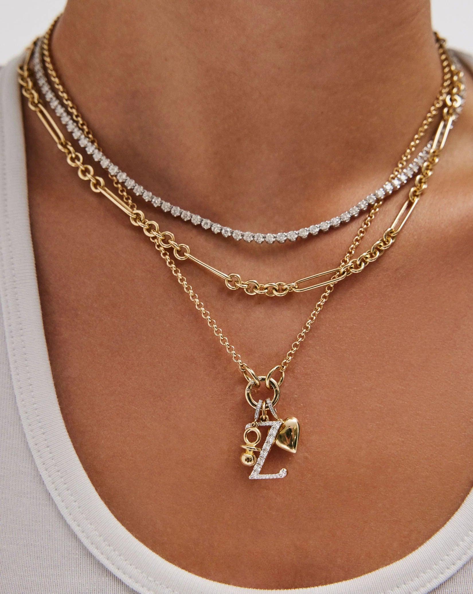 Radiant Luxe Diamond Tennis Necklace.