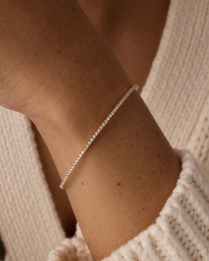 14K Diamond Melbourne Cuff