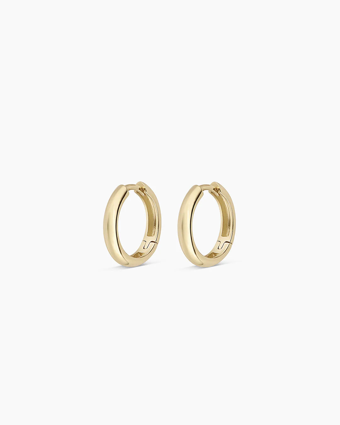 14K Gold Lou Helium Huggies