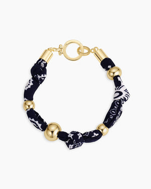 Paisley Bandana Knot Bracelet
