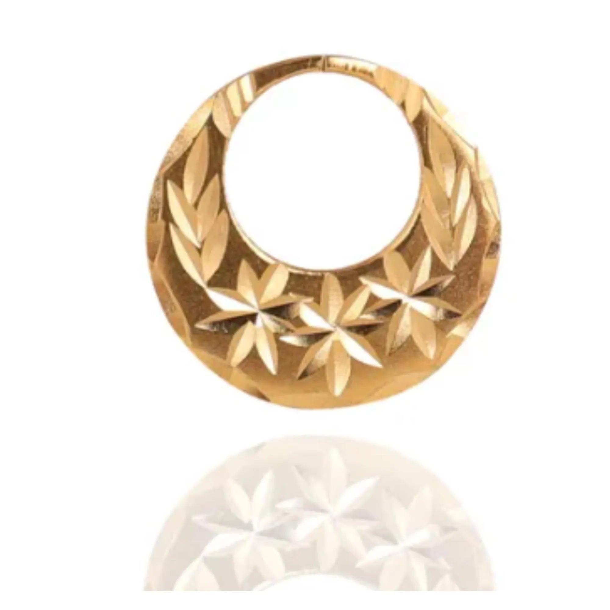 Exquisite 22K Gold Plated Punjabi Nattiyan Earrings - Perfect for Elegance and Tradition!.