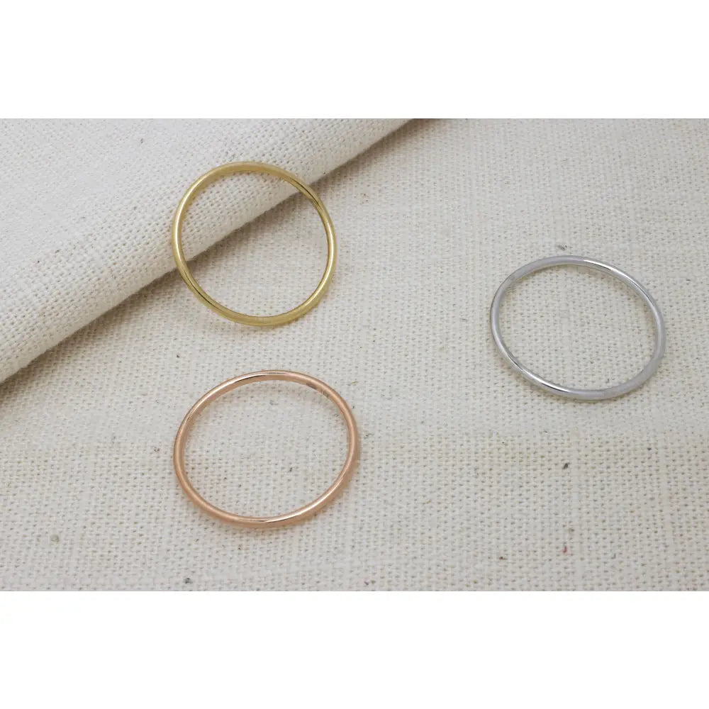 10K Gold Stacker Ring/ Stacking Rings / Dainty Rings / Layering Rings / Stackable Rings / Thin Gold Bands / Thin Band / Delicate Minimalist